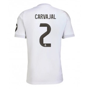 Lacne Muži Futbalové dres Real Madrid Daniel Carvajal #2 2025-26 Krátky Rukáv - Domáci